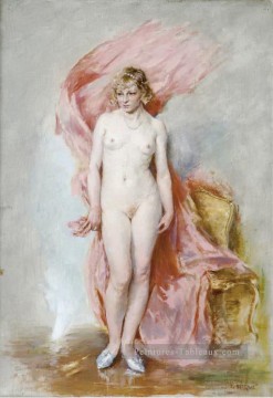  nude Peintre - Nu dans un intérieur Guillaume Seignac classique nu